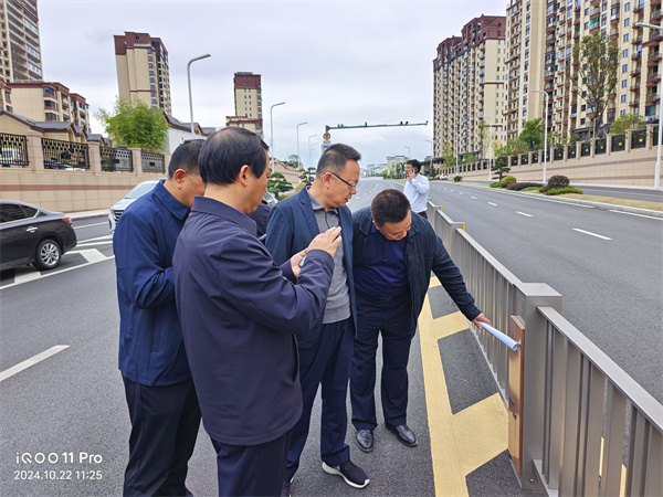 10月22日，洪董陪同汪凱書記一行到新安路調(diào)研.jpg